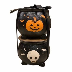 Rae Dunn Artisan Collection ~Spooky Cauldron Tidbit Bowls Set~